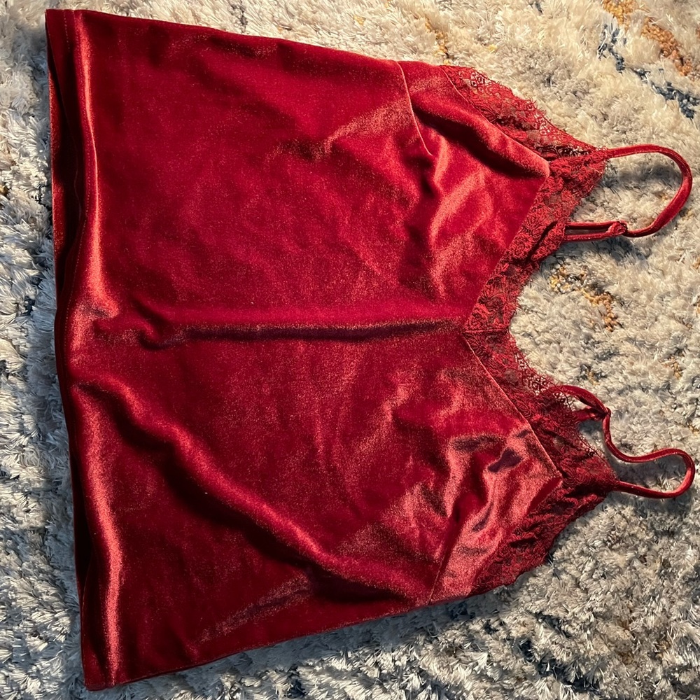 Forever21 velvet tank top
